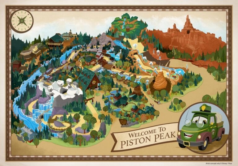 Nova seção de carros no Magic Kingdom: tudo sobre a Piston Peak