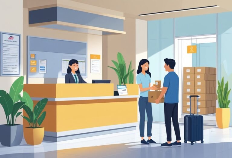 como receber compras nos hotéis nos estados unidos