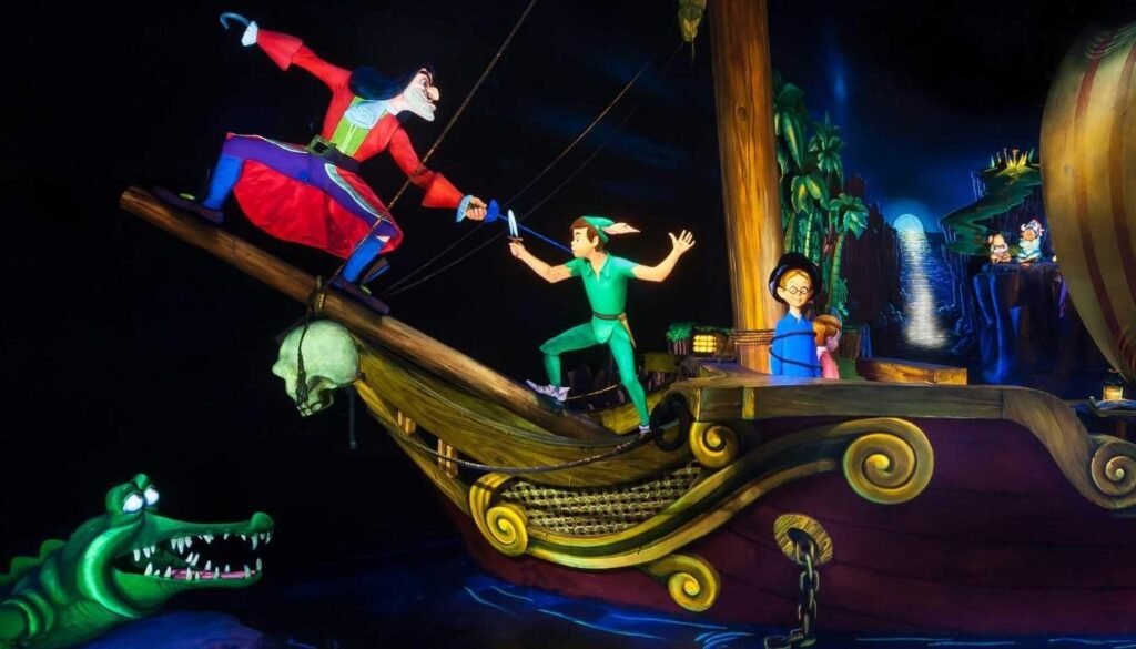 Eu priorizo a Peter Pan's Flight no inicio do dia no Magic Kingdom