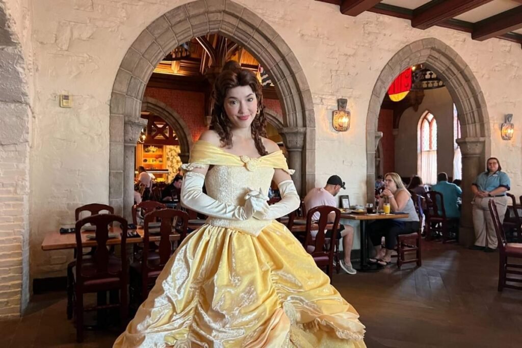 Encontro com princesas no Akershus Royal Banket Hall no Disney Magic Kingdom